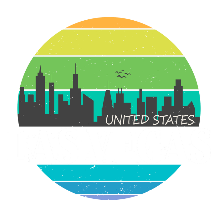 Las Vegas Retro Skyline T-Shirt