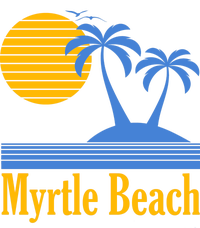 Myrtle Beach Summer Palm Tree PosiCharge Competitor Tank