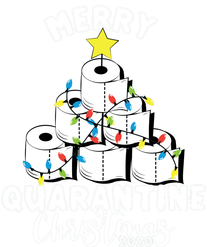 Merry Quarantine Christmas Toilet Paper Tree T-Shirt