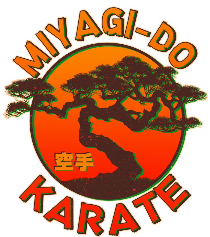 Miyagi-Do Karate Bonsai Tree Logo Canvas