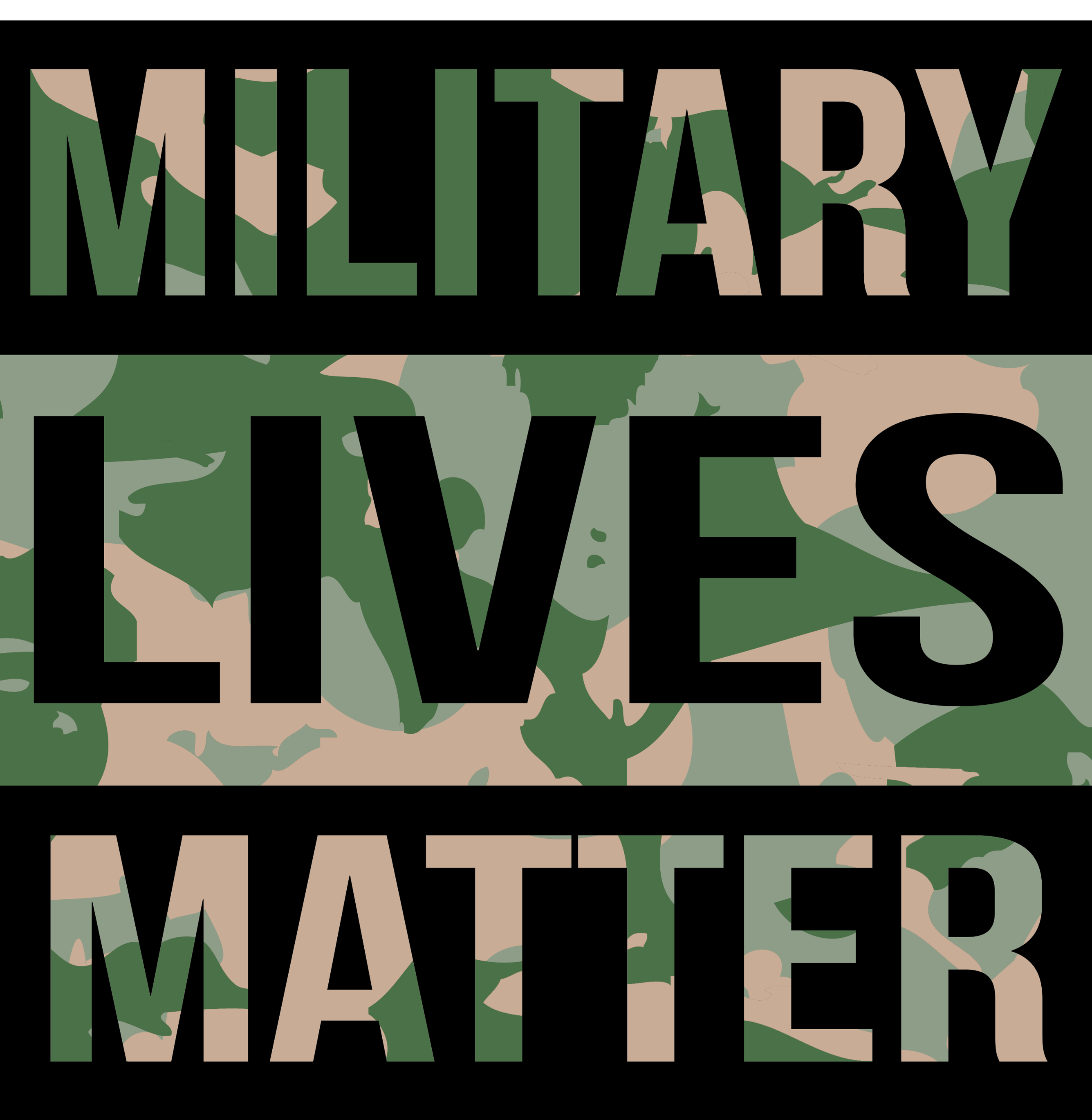 Military Lives Matter V-Neck T-Shirt