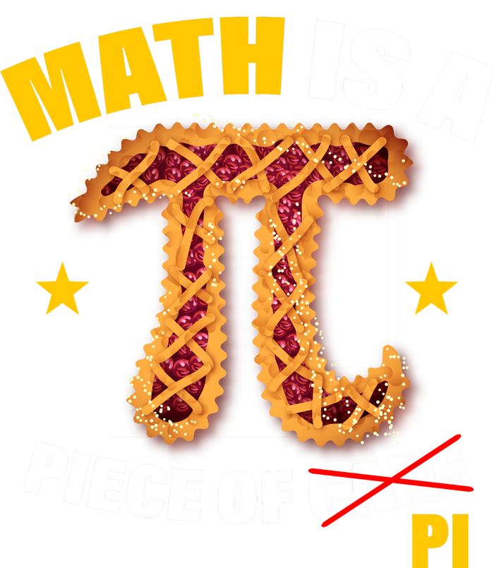 Math is a piece of pi Humor Short Acrylic Beanie