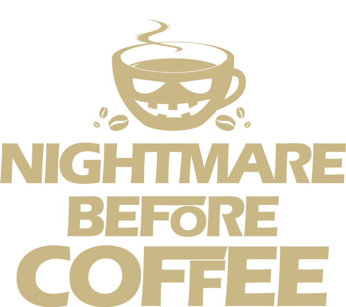 Nightmare Before Coffee Halloween Short Acrylic Beanie