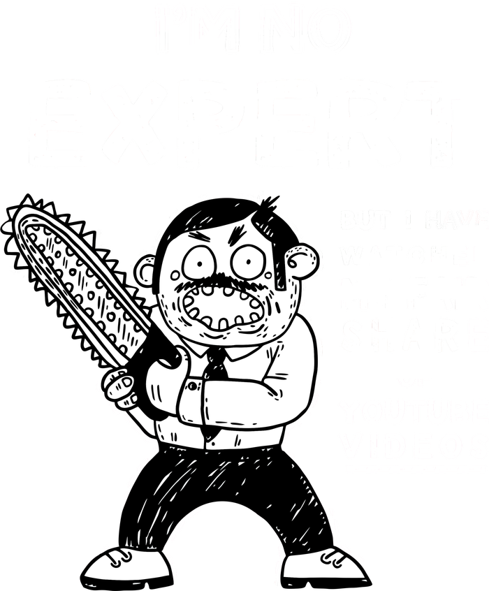 I'm No Expert Funny Video Canvas