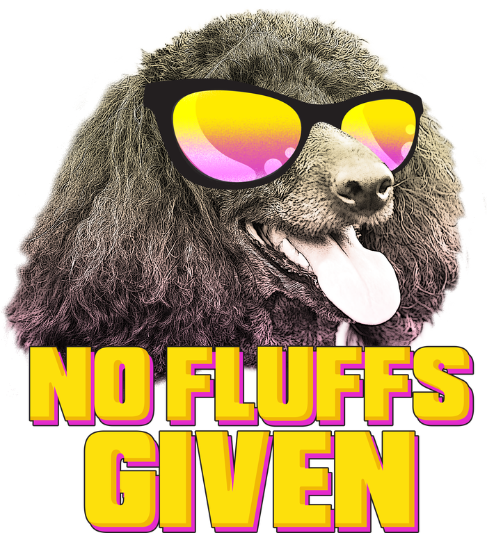 No Fluffs Given Poodle 25L Jumbo Tote