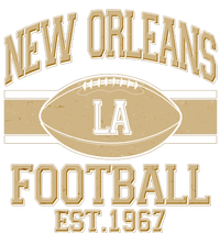 New Orleans LA Football Vintage Sports Logo Ladies Long Sleeve Shirt