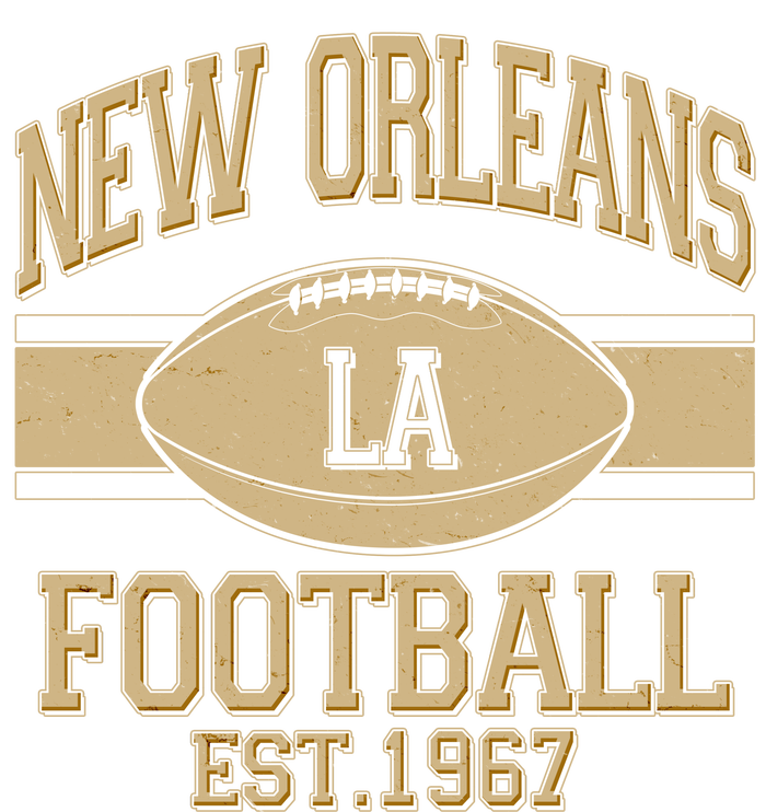 New Orleans LA Football Vintage Sports Logo Ladies Long Sleeve Shirt