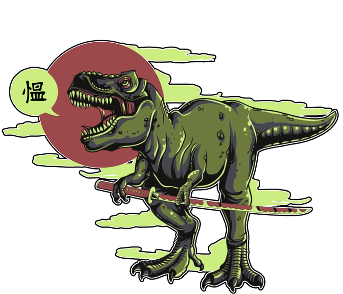 Ninja T-Rex T-Shirt