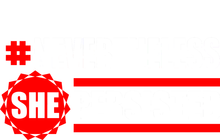 Nevertheless She Persisted NEVERTHELESS Resist Zip Tote Bag