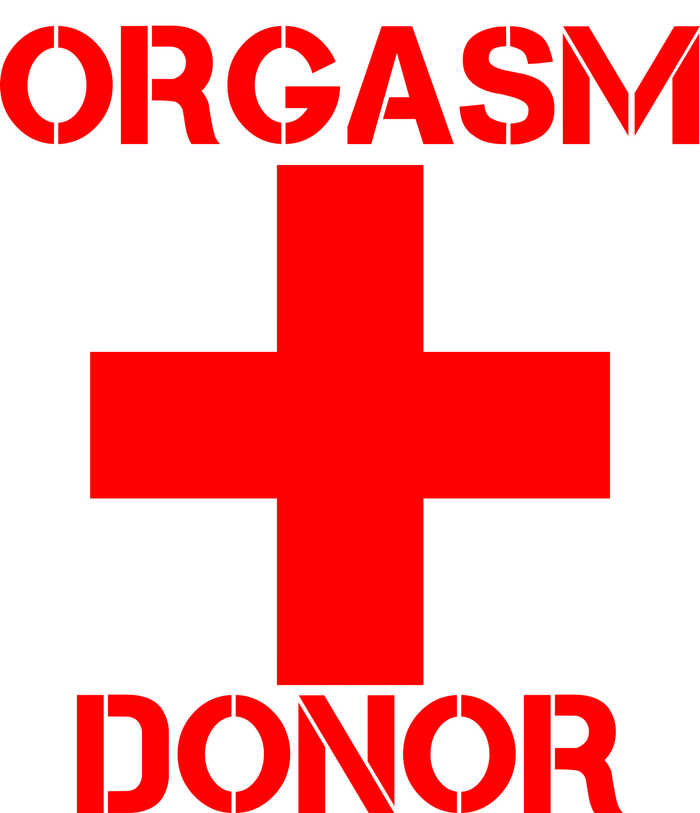 Orgasm Donor Red Imprint USA-Made Doggie Bandana