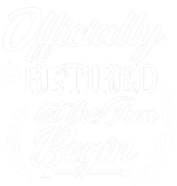 Officially Retired Let The Fun Begin Women's Tri-Blend 3/4-Sleeve Raglan Shirt