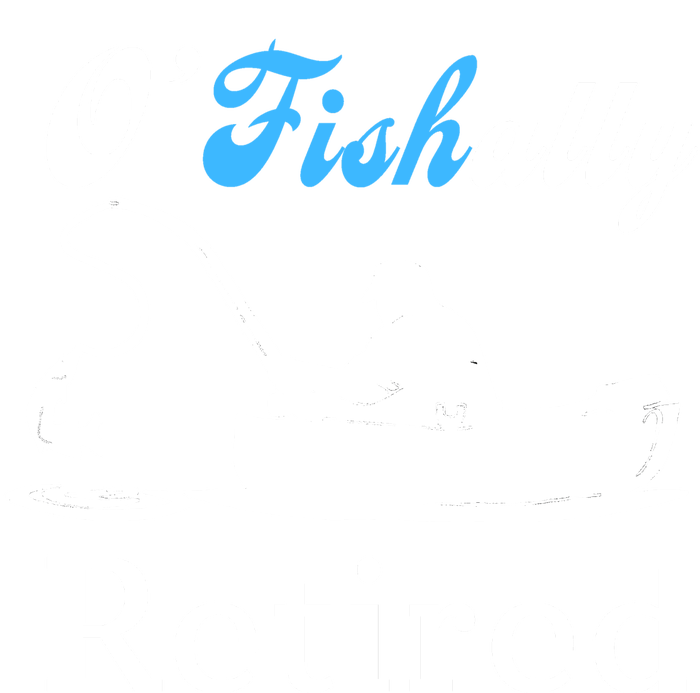 O'Fishally Retired Funny Fisherman Retirement Tie Dye Hoodie