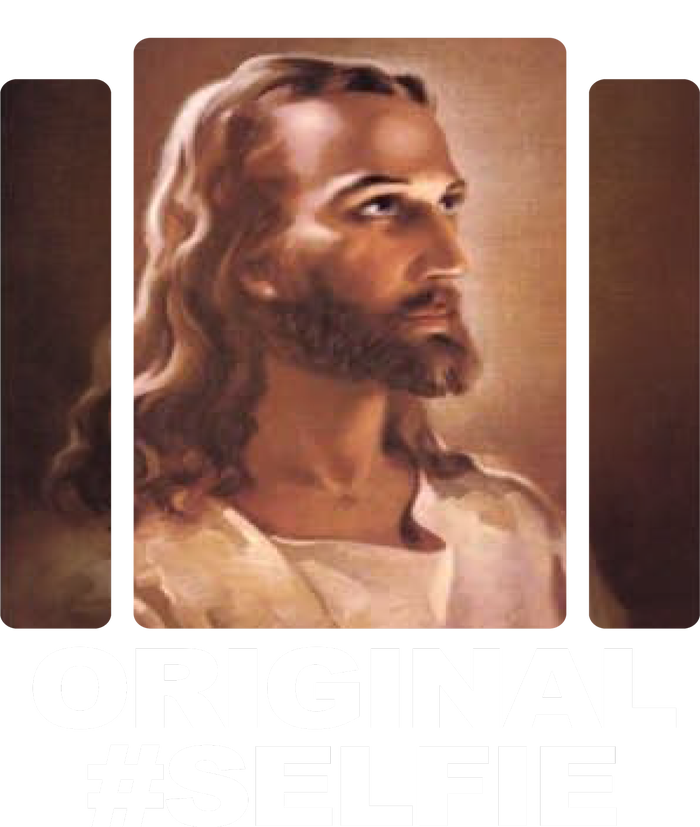 Original Selfie Jesus Snapback Five-Panel Rope Hat