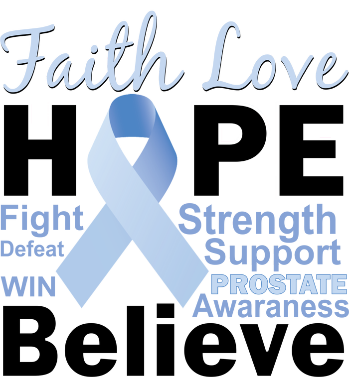 Prostate Cancer Awareness Faith Hope Tank Top