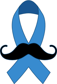 Prostate Mustache Ribbon T-Shirt