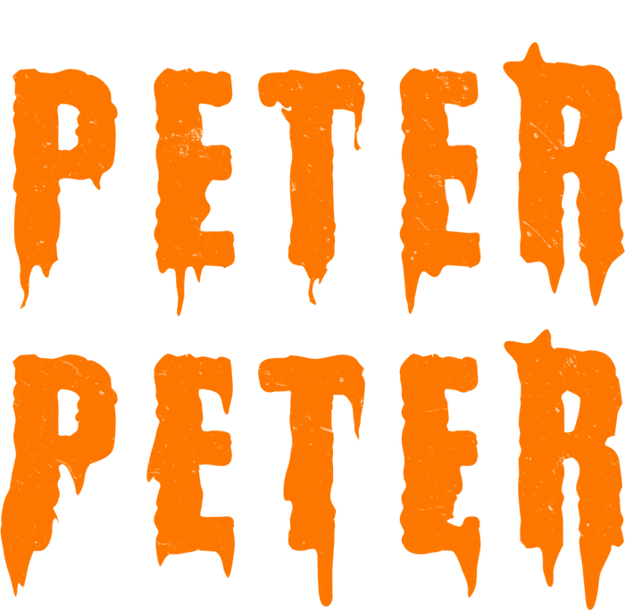 Peter Peter Spooky Halloween Funny Women's Knotted Racerback Tank