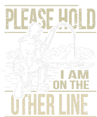 Please Hold I'm On The Other Line Vintage Funny Fishing T-Shirt