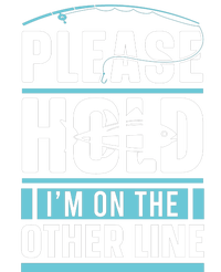 Please Hold I'm On The Other Line Fishing Funny T-Shirt