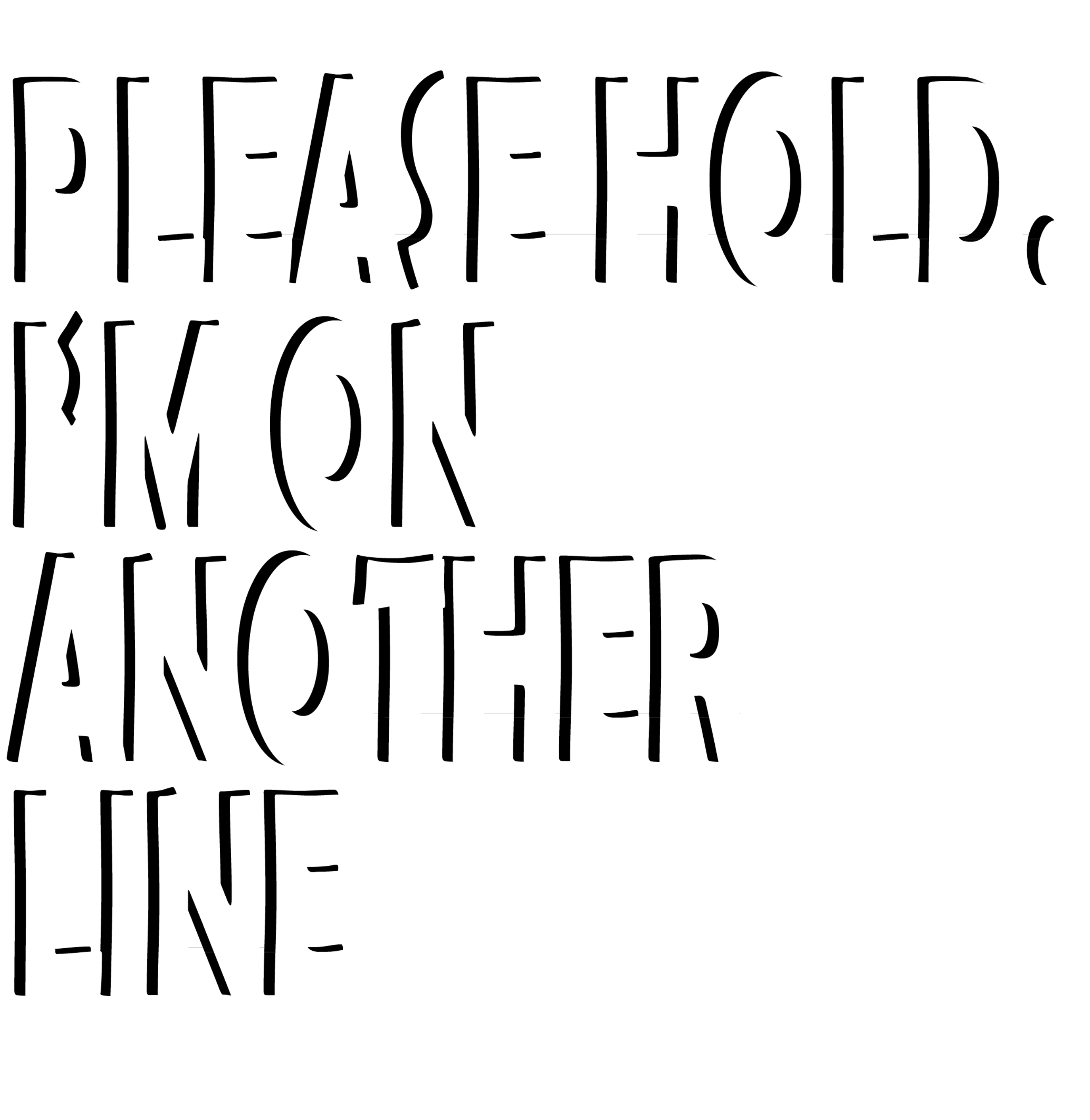 Please Hold I'm On The Other Line T-Shirt