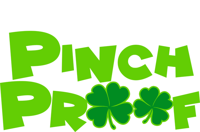 Pinch Proof Irish Shamrocks Tall Sweatshirt