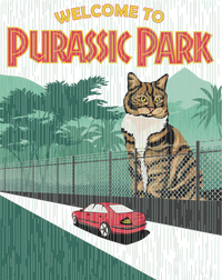 Welcome To Purassic Park Tote Bag