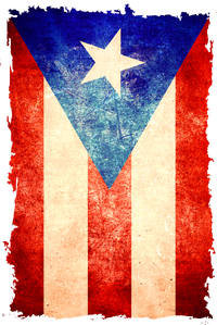 Vintage Puerto Rico Flag Poster