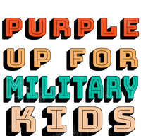 Purple Up For Military Kids Support Kids Tie-Dye T-Shirt