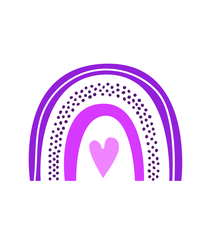 Purple Up For Military Kids Military Children Purple Rainbow Tie-Dye T-Shirt