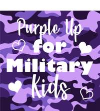 Purple Up For Military Kids Awareness Tall Sweatshirt