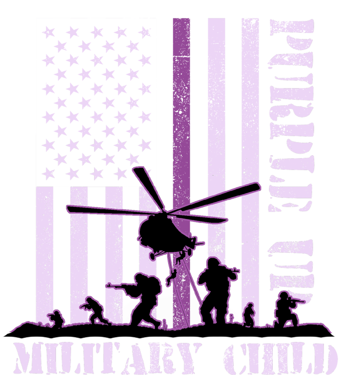 Purple Up Military Child Performance Sprint T-Shirt