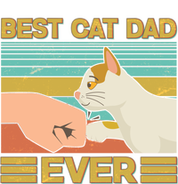 Retro Best Cat Dad Ever Adult ChromaSoft Performance T-Shirt