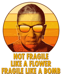 Ruth Bader Ginsburg Fragile Like A Bomb Tribute  Tote Bag