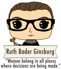 Ruth Bader Ginsburg Cute Cartoon Quote Tall Long Sleeve T-Shirt