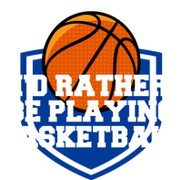 I'd Rather Be Playing Basketball T-Shirt