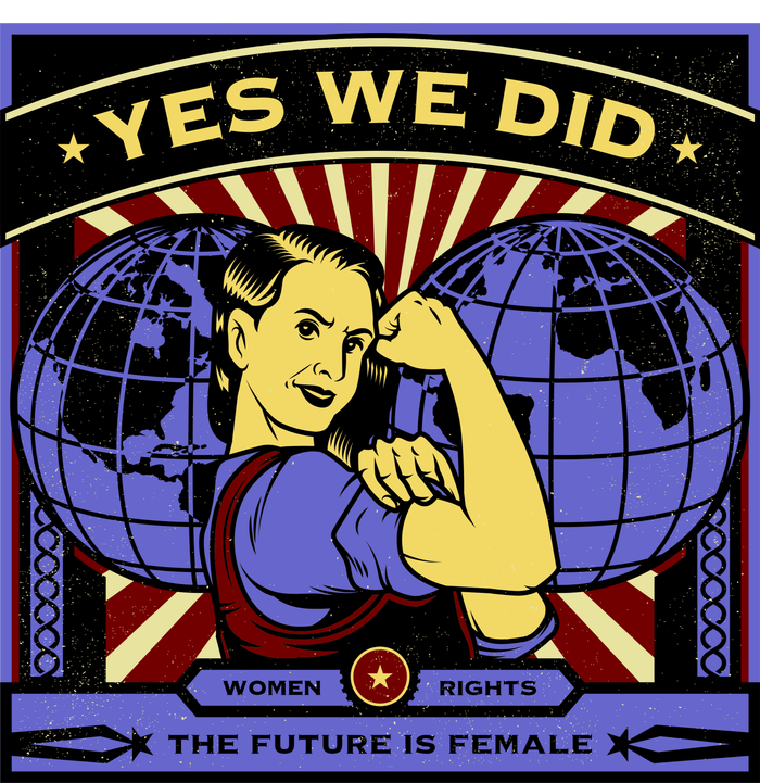 Women Rights - Yes We Did Resist Vintage Women's T-Shirt