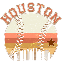 Retro Houston Baseball Fan Women's T-Shirt