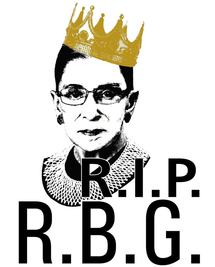 RIP RBG Ruth Bader Ginsburg 7 Panel Mesh Trucker Snapback Hat