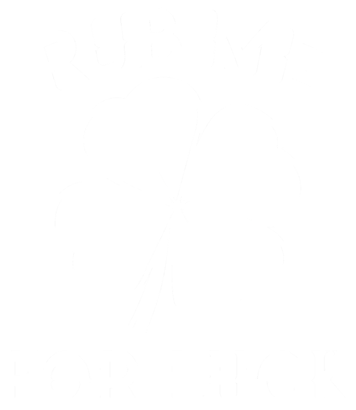 Rub Me For Luck Funny Shamrock St Pattys Day Toddler Hoodie