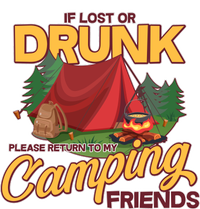 If Lost Or Drunk Return To My Camping Friends Mesh Reversible Basketball Jersey Tank