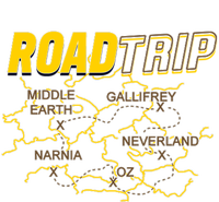 Road Trip Fantasy Treasure Map Bumper Sticker