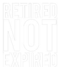 Retired Not Expired Funny Platinum Collection Golf Towel