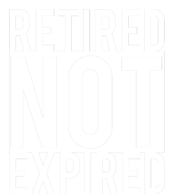 Retired Not Expired Funny Platinum Collection Golf Towel