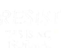 Resist This is Not Normal Anti Trump Cropped Pullover Crew