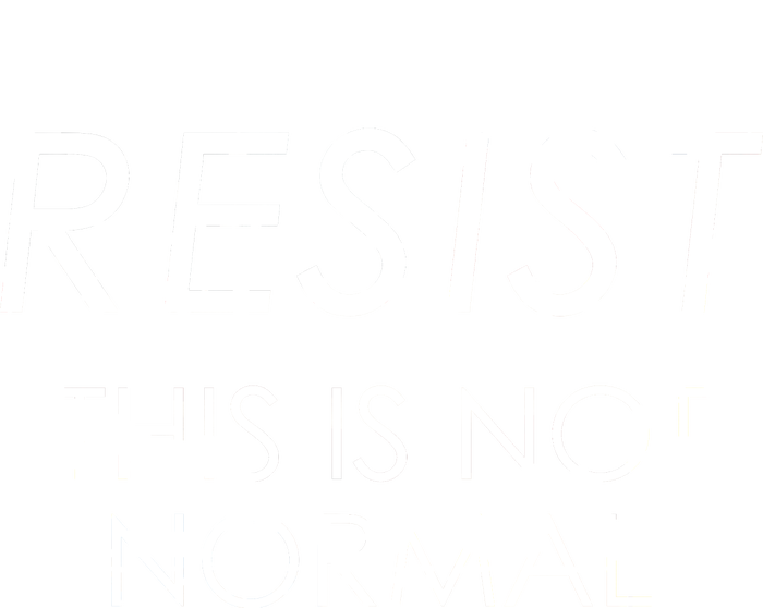 Resist This is Not Normal Anti Trump Cropped Pullover Crew