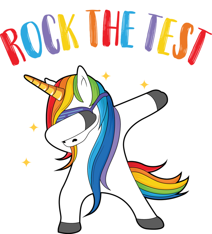 Rock The Test Dabbing Unicorn Tank Top