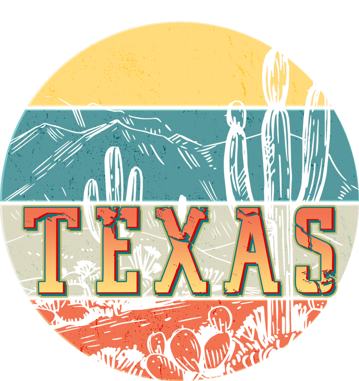 Retro Texas Desert Emblem T-Shirt