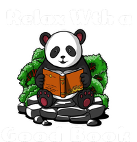 Relax With A Book Cute Panda Short Acrylic Beanie