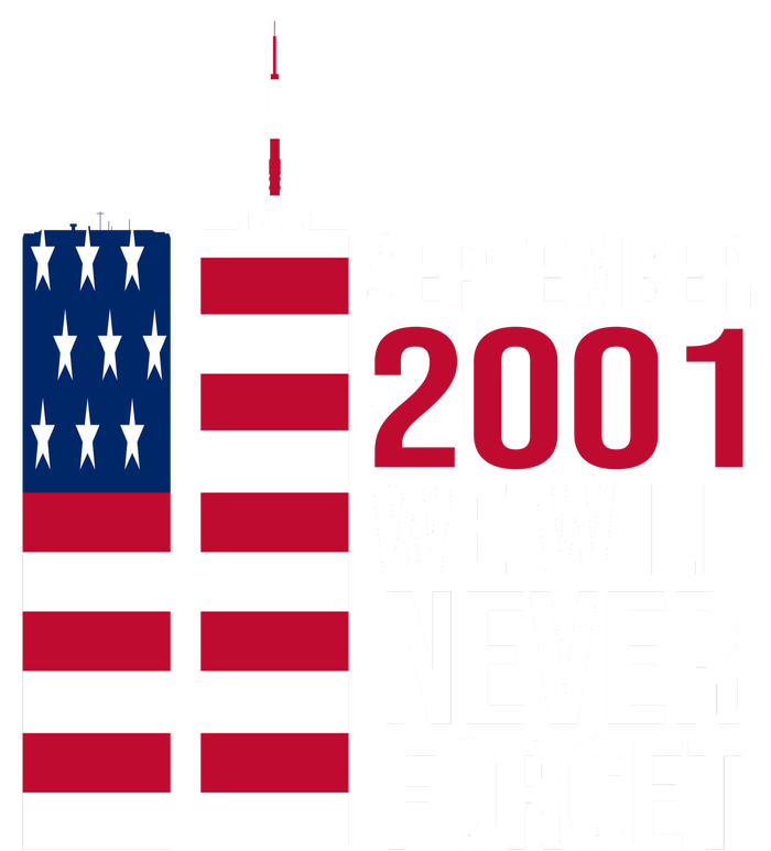 September 2001 We Will Never Forgot 20Th Anniversary 9-11 Toddler Sweatshirt