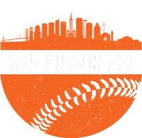 Classic San Francisco Skyline Baseball Tie-Dye T-Shirt