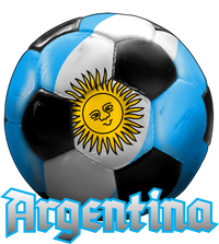 Argentina Soccer Logo Canvas